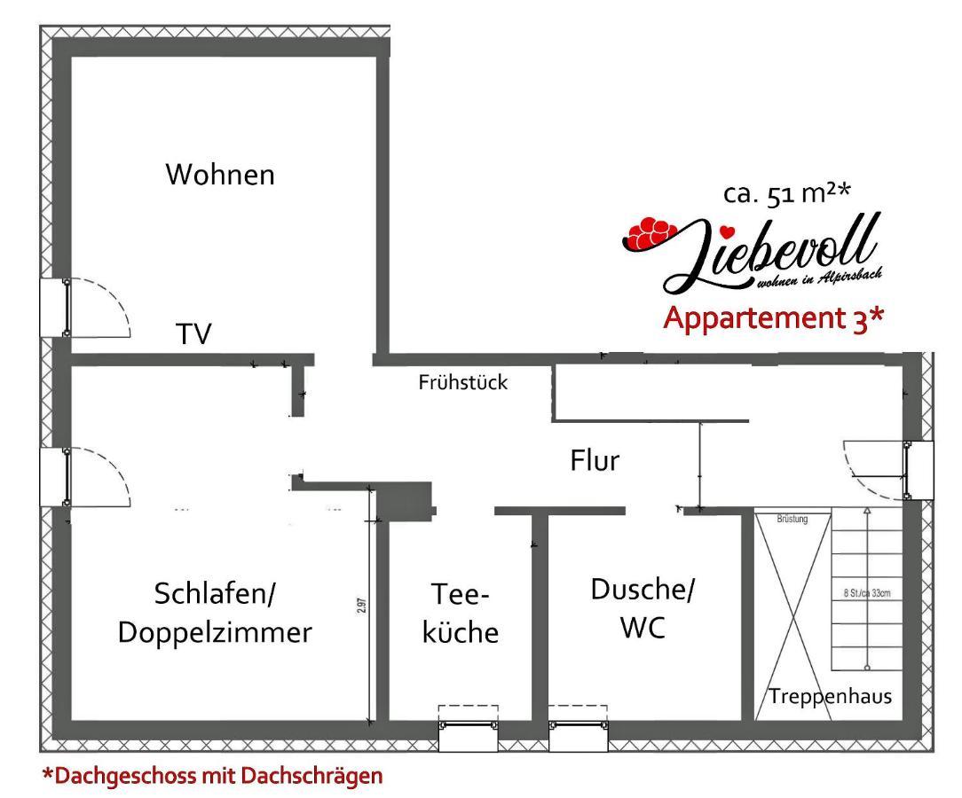 Liebevoll Gaestewohnungen Апартаменты Альпирсбах