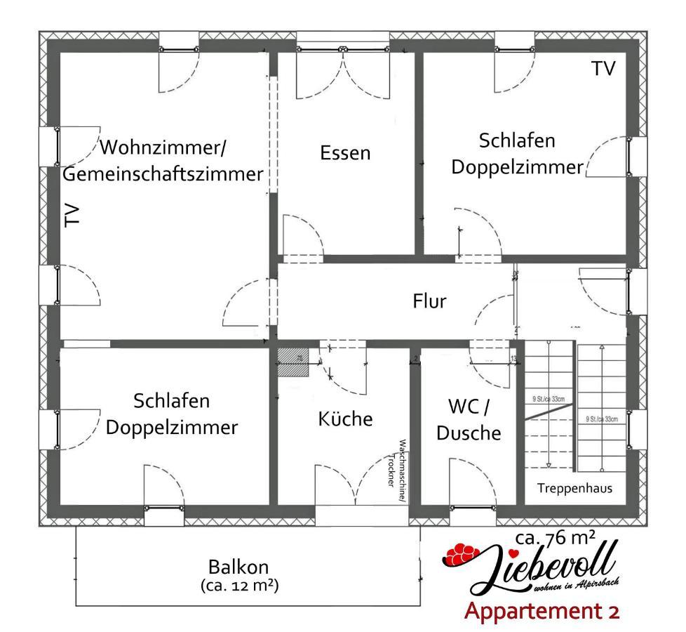 Apartment Liebevoll Gästewohnungen Alpirsbach